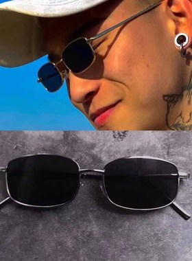 控阁抖音网红同款墨镜小框港风潮