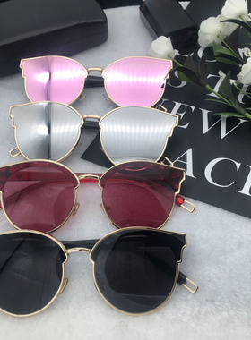 李小璐网红同款太阳镜大框金属