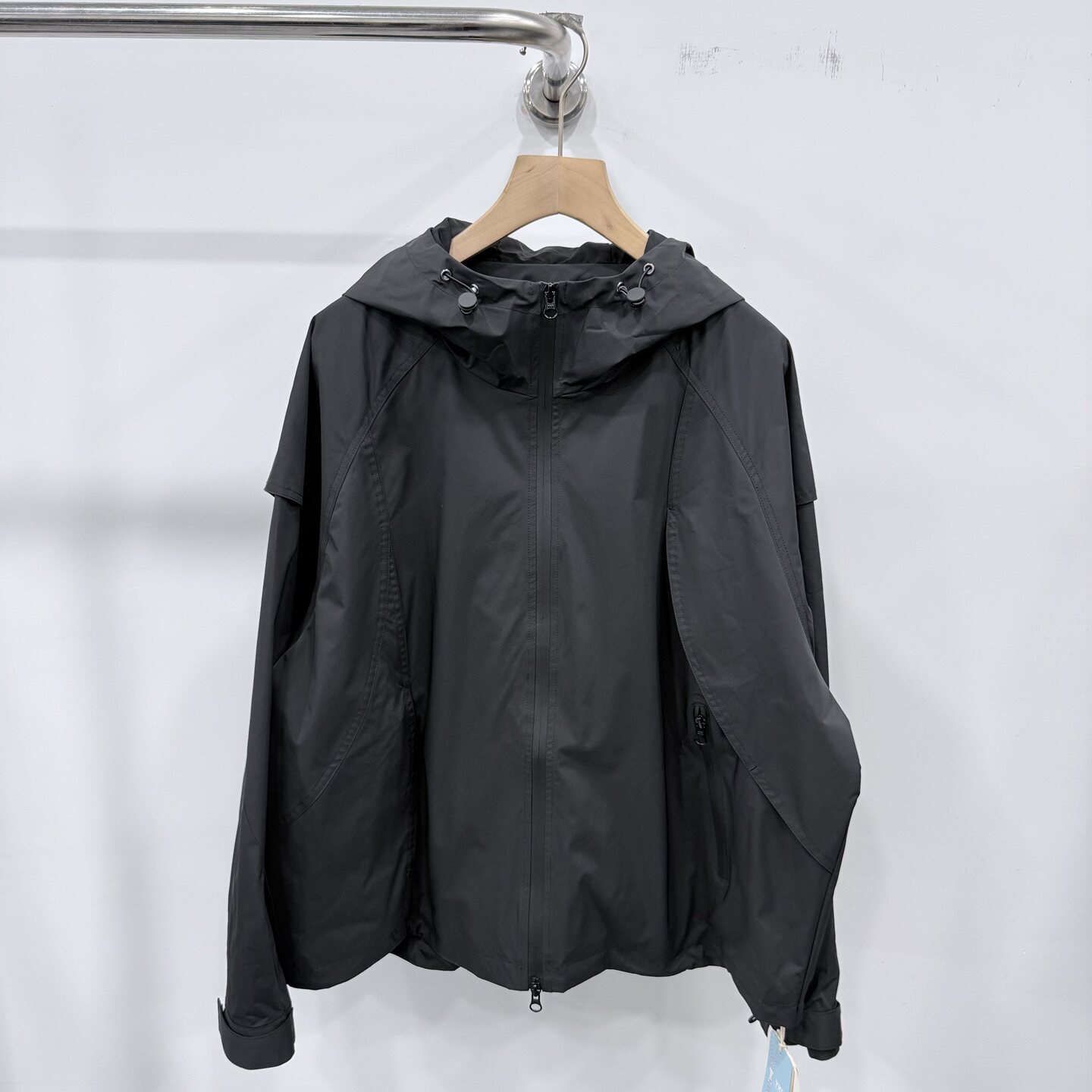 2025秋季新款男士连帽登山服外套潮牌韩版潮流宽松休闲冲锋衣夹克