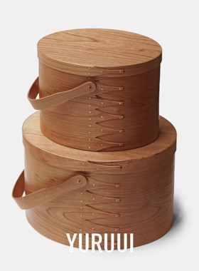 [YURUUI设计师]加拿大Brent Rourke樱桃木提手木箱/高款收纳盒