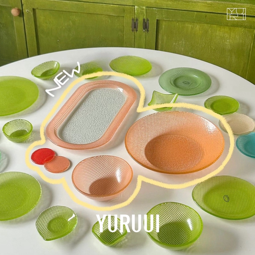 彩色玻璃餐具韩国Eding