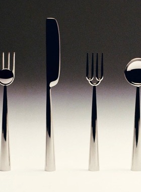 [YURUUI设计师]小众设计the coming不锈钢镜面刀叉勺牛排刀西餐具