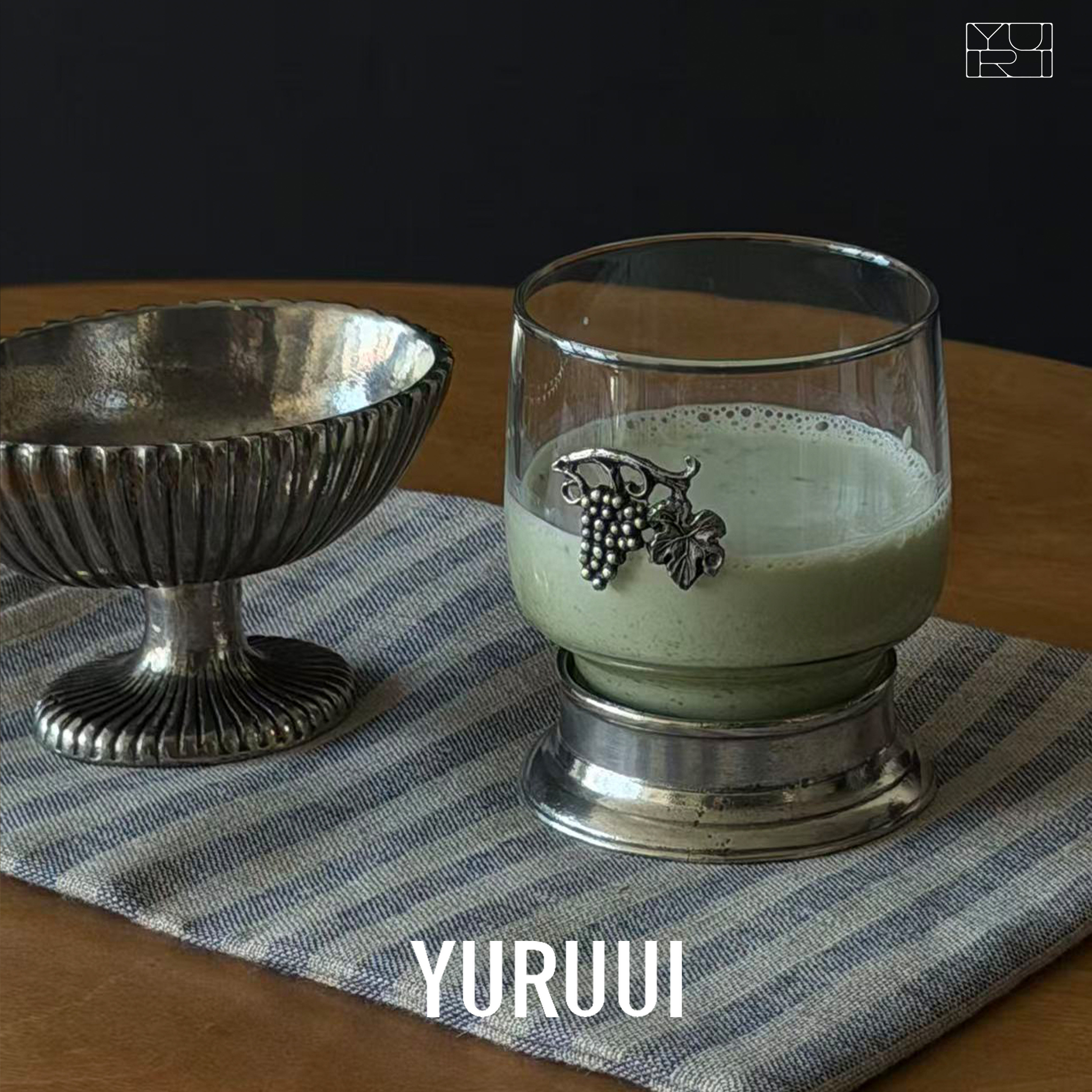 [YURUUI设计师]意大利ValPeltro筷子架椭圆小碗葡萄藤玻璃杯,餐饮具,西餐餐具套装,淘宝优惠券,粉丝福利购,淘宝优惠卷