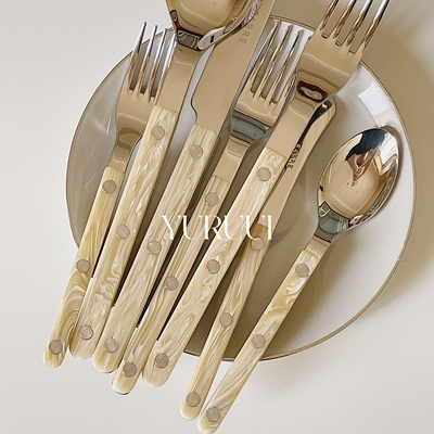 SabreParisHorn羊角色刀叉勺