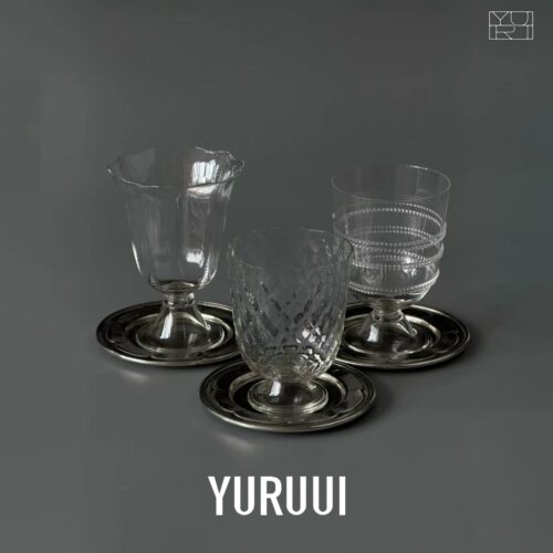 [YURUUI设计师]捷克STEPANEK纯手工吹制透明可乐胖胖玻璃杯