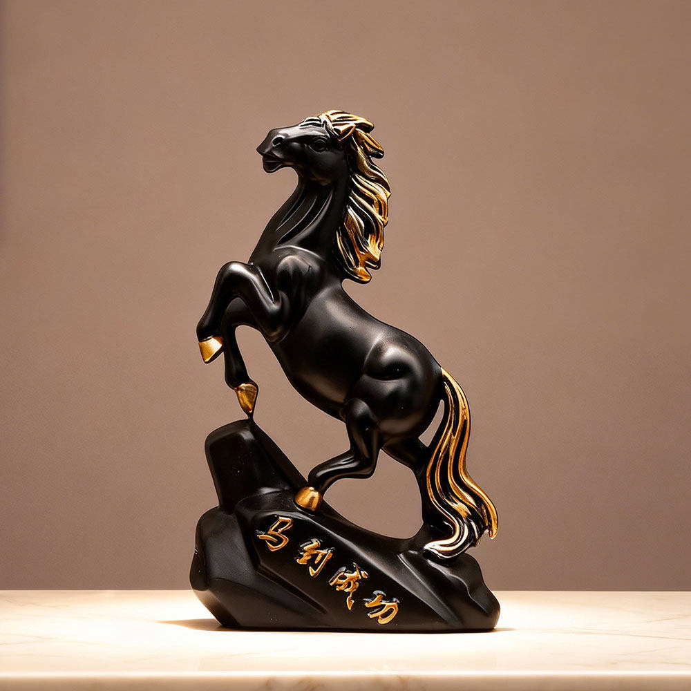 新中式生肖马摆件家居装饰工艺品客厅玄关电视柜书房马到成功摆件,家居饰品,桌面摆件,淘宝优惠券,粉丝福利购,淘宝优惠卷