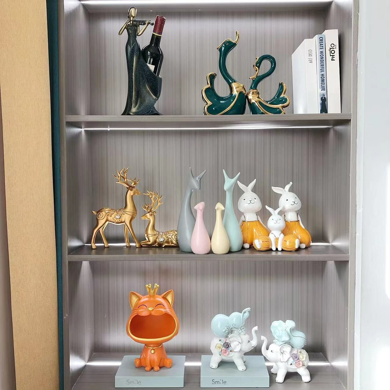 宏赫景德镇宏赫酒柜15件组合套装家居玄关客厅装饰品摆件一键订制,家居饰品,装饰摆件,淘宝优惠券,粉丝福利购,淘宝优惠卷