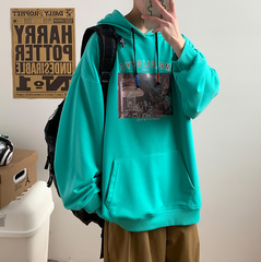 Self made ice 55% cotton 45% polyester new printed sweater coat