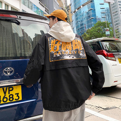 Hong Kong Fenglei polyester fiber has been inspected for spring jacket men's wear