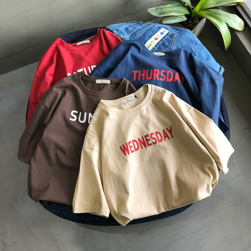 New Short Sleeve T-shirt of 95% Cotton and 5% Spandex in Summer