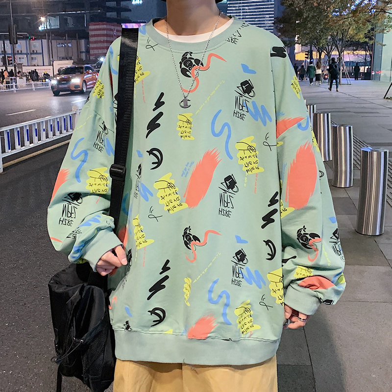 Gangfengkai 55% cotton 45% polyester new spring fashion men's sweater