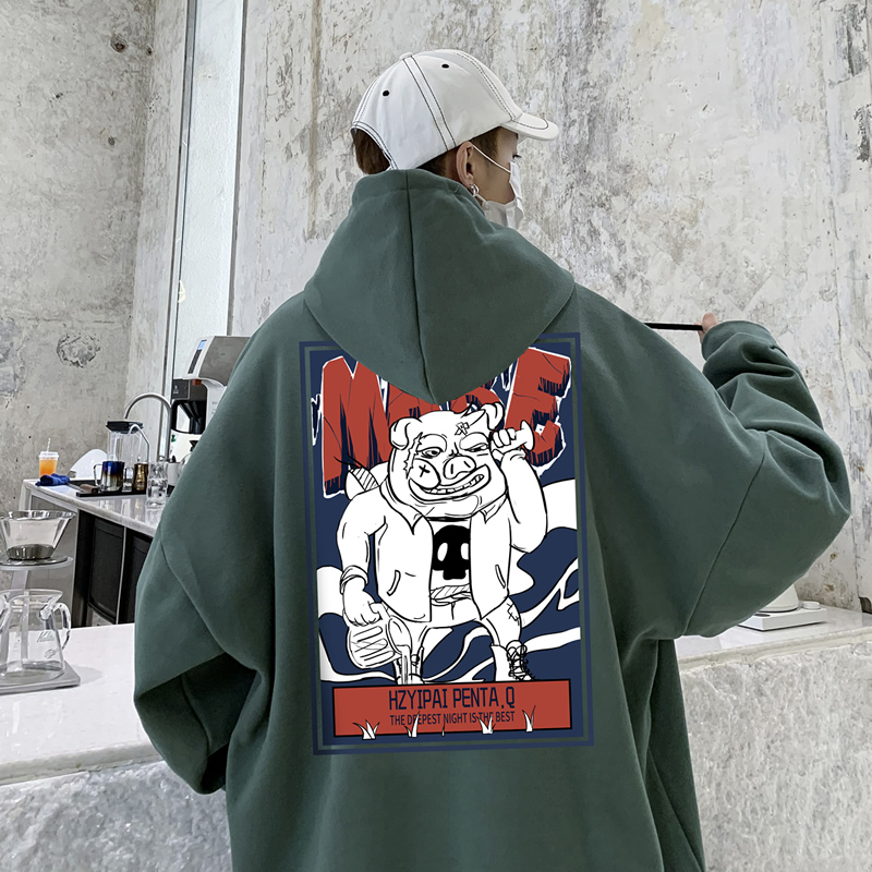 Gangfengkai 100% polyester spring new printed sweater