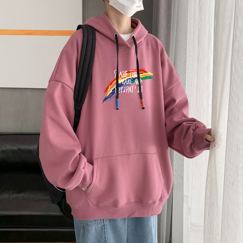 Hong Kong style he cotton polyester fleece sweater for men