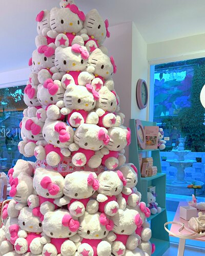 sanrio中古正版hello kitty KT猫娃娃毛绒公仔 尾单清仓