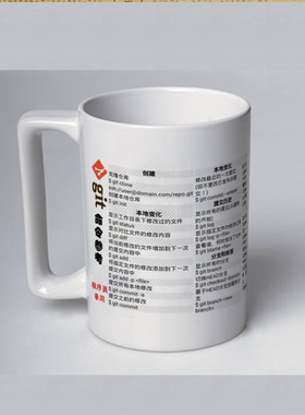 程序员周边礼物Git命令杯子码农毫升骨瓷代码IT编程生日朋友神器
