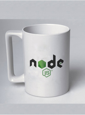 程序员礼物周边nodejs杯子码农黑客骨瓷杯代码IT男猿编程生日神器