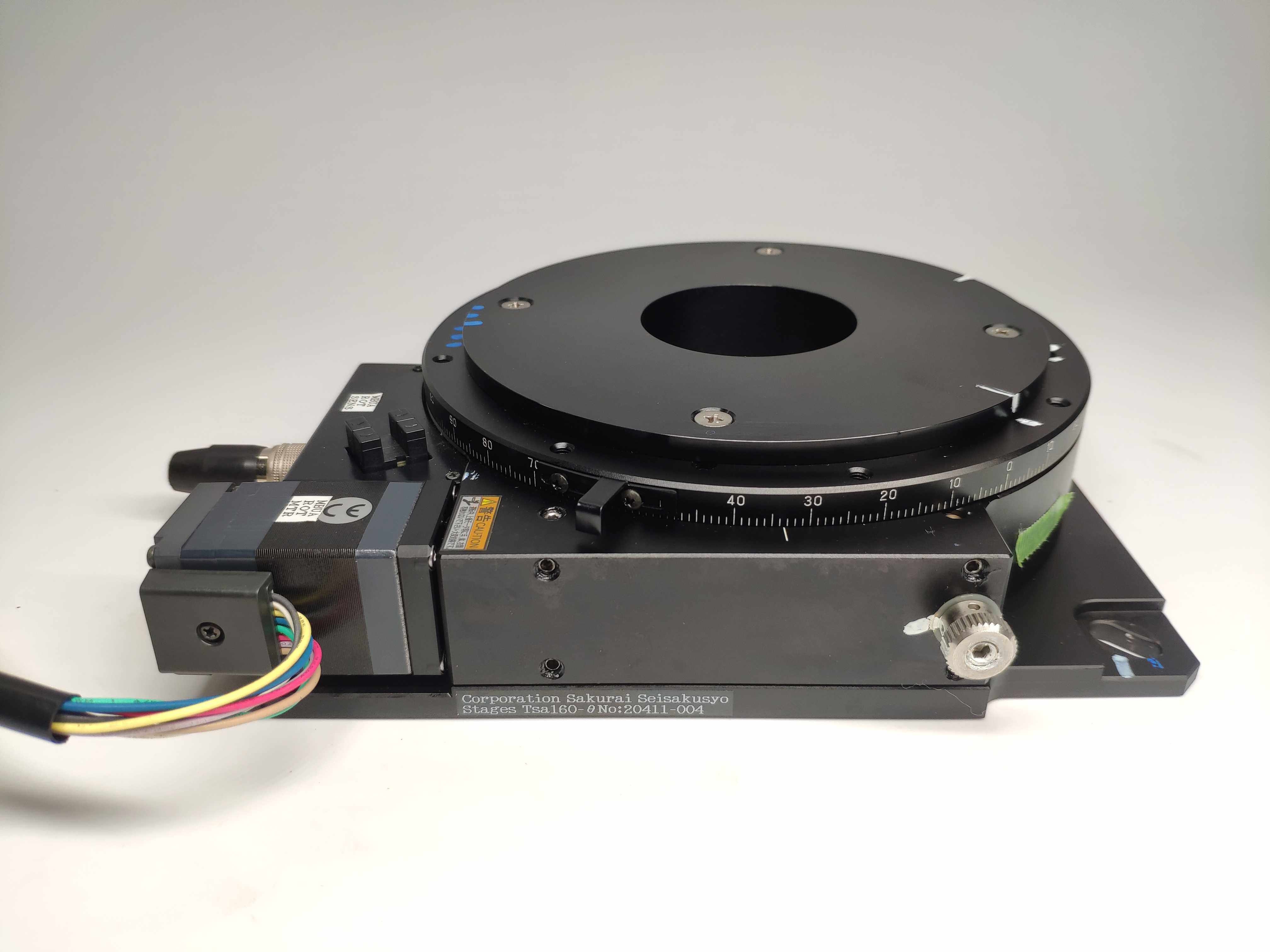 corporation sakurai seisakusyo樱井精崎中空电动转盘tsa160