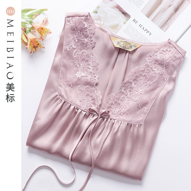 【断码清仓】美标女士夏天真丝睡衣100%桑蚕丝绸睡裙性感家居服春,女士内衣/男士内衣/家居服,睡裙,淘宝优惠券,粉丝福利购,淘宝优惠卷