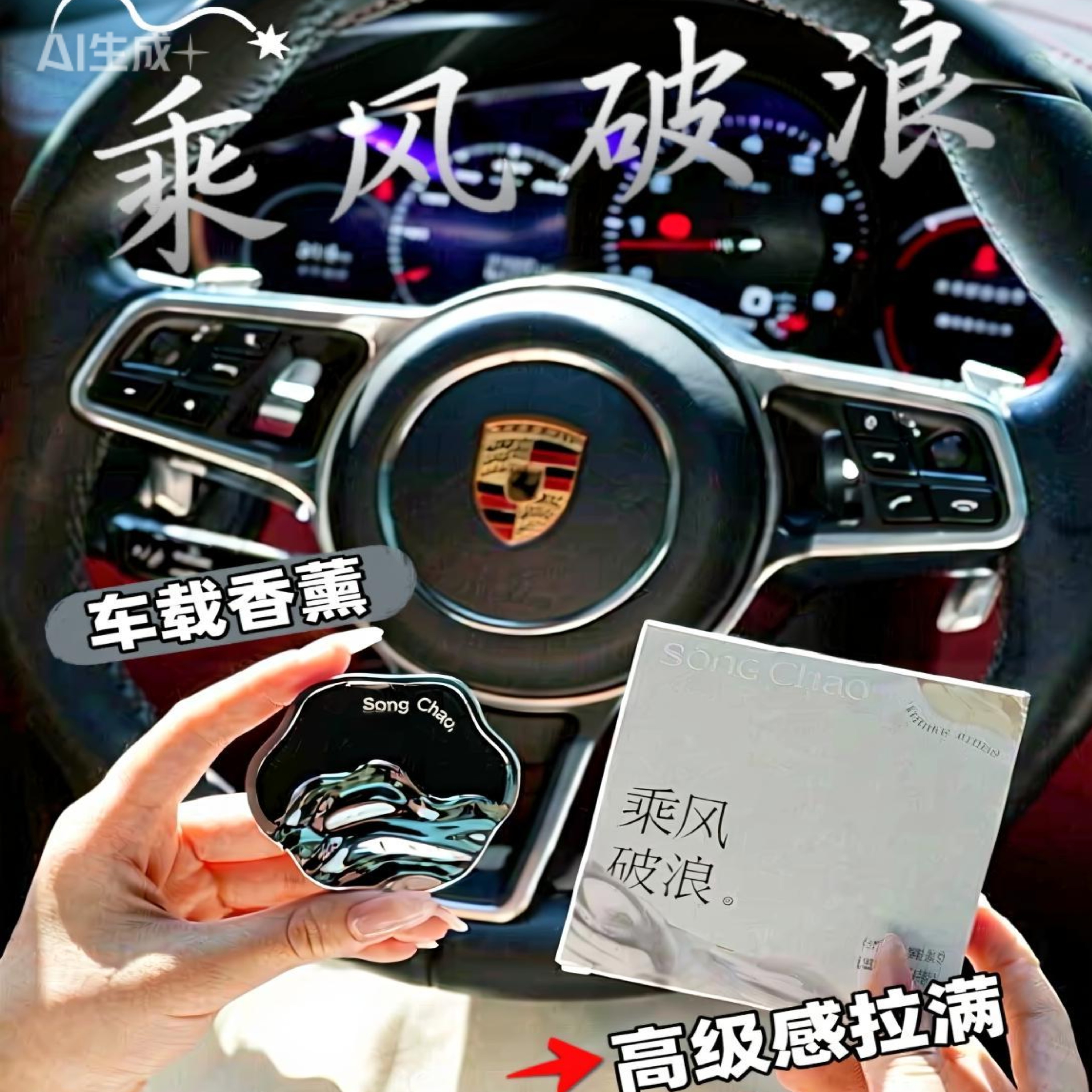 汽车出风口车用香氛除味宋朝听海车载香薰新款定制挂件香水持久,汽车用品/电子/清洗/改装,汽车香水香薰,淘宝优惠券,粉丝福利购,淘宝优惠卷