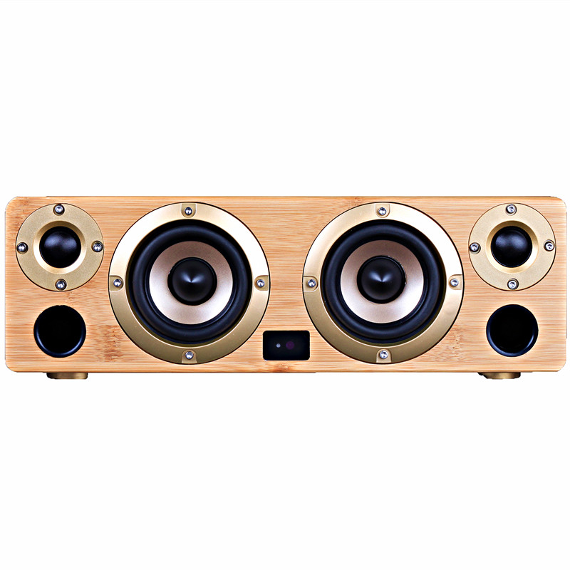 楠竹木质无线蓝牙音箱实木hifi高保真重低音音箱客厅台式卧室书房