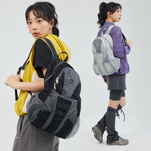 2024新品 书包大学生男女通用户外运动双肩包徒步可折叠背包登山包