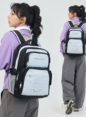 25年新款复古原创书包男女大容量电脑包小众设计双肩包旅行背包潮