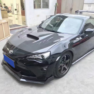 适用丰田GT86碳纤维机盖FT86 BRZ改装WRC开孔引擎盖机头盖大包围
