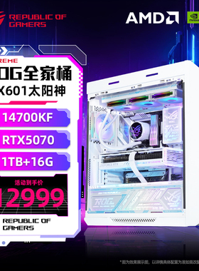 ROG白色全家桶14700kf/5060TI/5070/5080/5090D组装电脑游戏主机