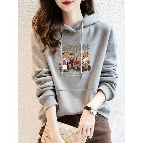 2025爆款连帽卫衣女士秋