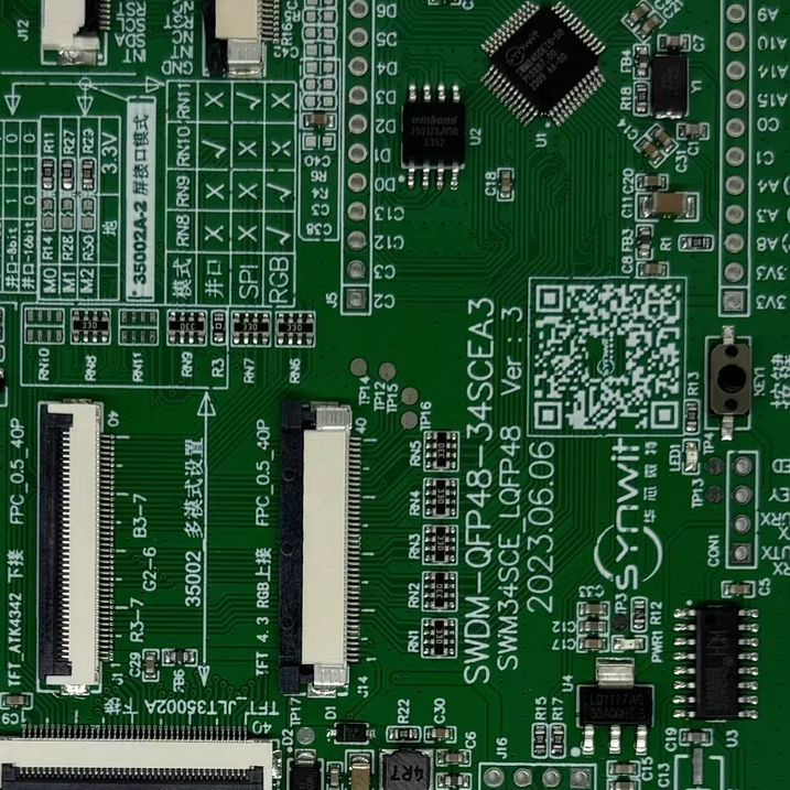 华芯微特开发板SYNWIT34SCE