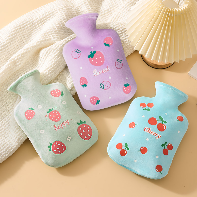 不漏水持续保温注水可爱热水袋