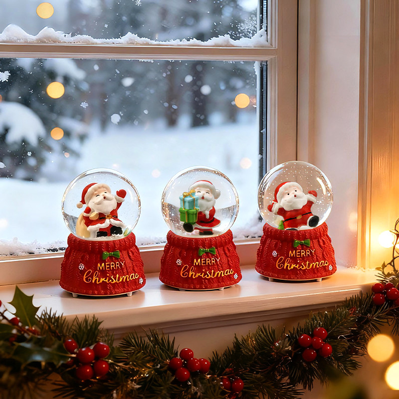 圣诞节装饰品桌面摆件氛围布置雪人水晶球小礼品儿童玩具耶诞礼物,节庆用品/礼品,圣诞装饰品,淘宝优惠券,粉丝福利购,淘宝优惠卷