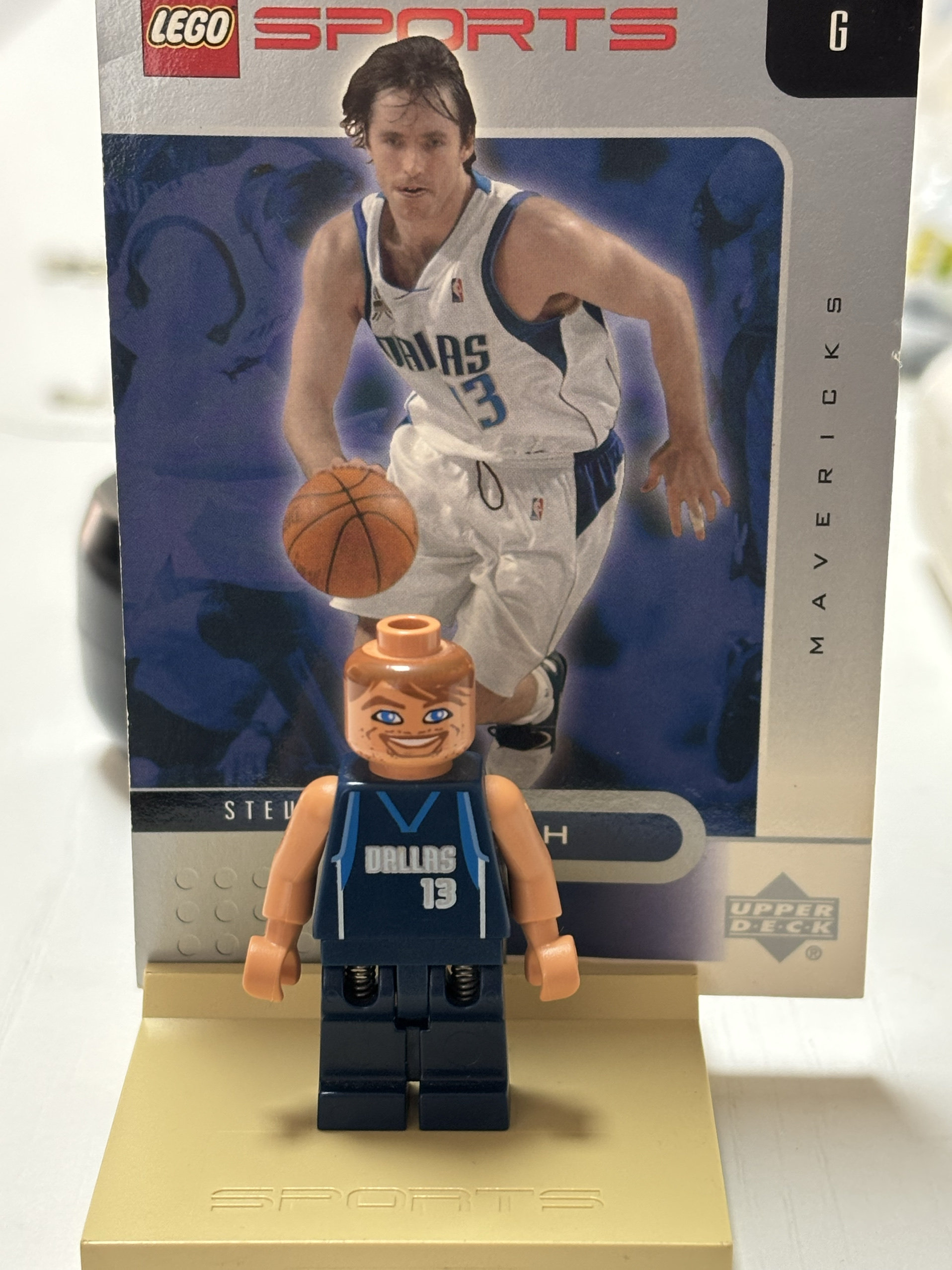 LEGO nba018 史蒂夫 纳什 达拉斯小牛队 乐高 NBA 篮球 人仔