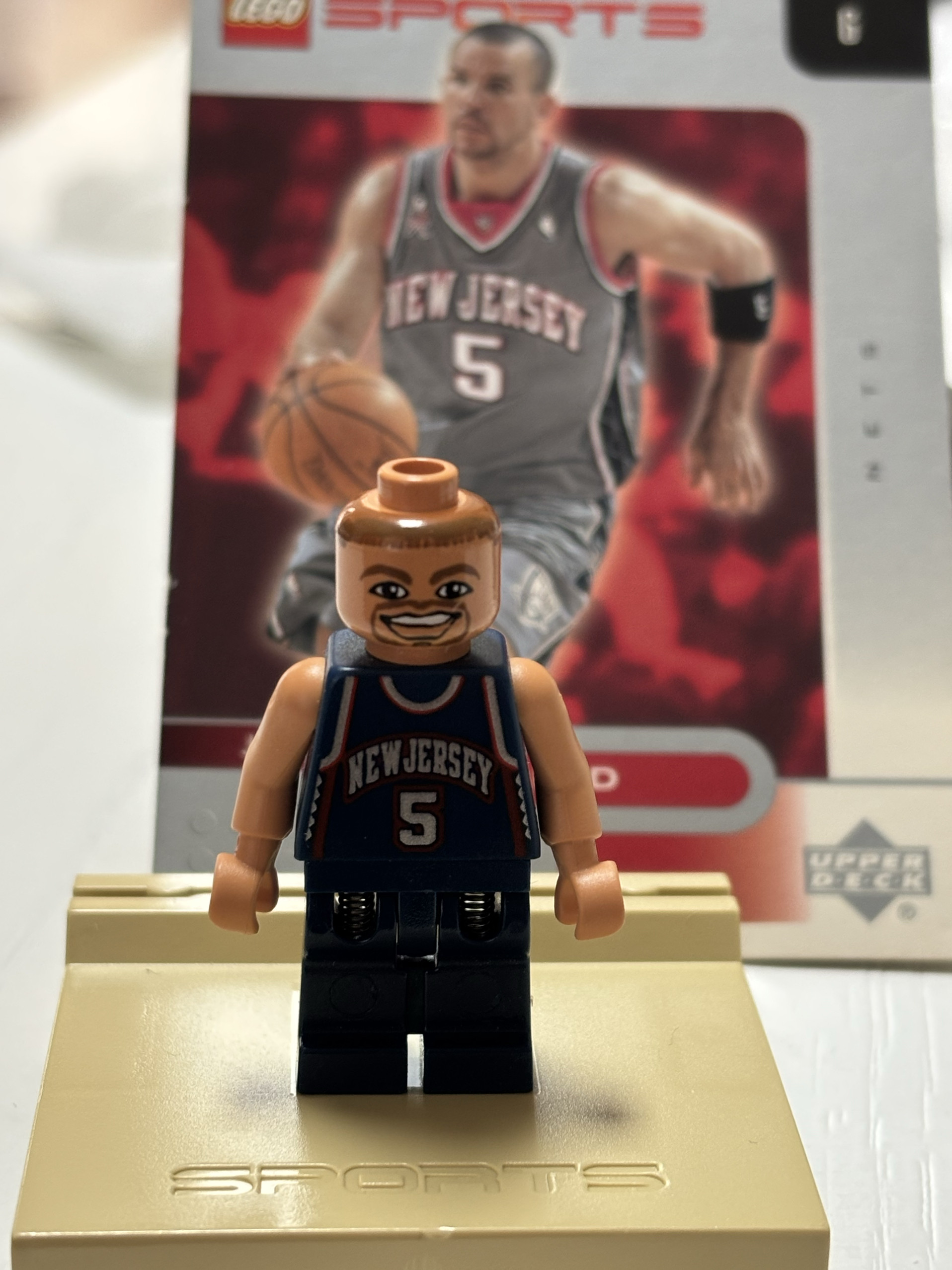 LEGO nba002 贾森 基德 新泽西网队 乐高 NBA 篮球 人仔