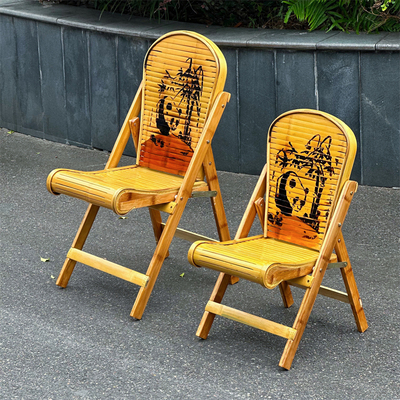 手工竹椅子楠竹可折叠竹椅