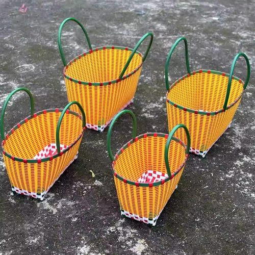 编织方便钢化塑料加密优质提篮