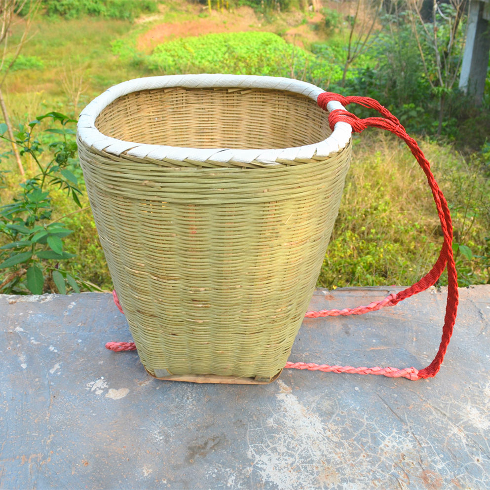 四川手工竹编背篓白边竹背篼背兜大人 成人家用 买菜 采蘑菇 采茶