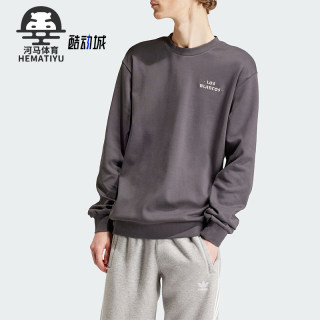 Adidas/阿迪达斯正品新款男士圆领宽松休闲运动卫衣IU2747