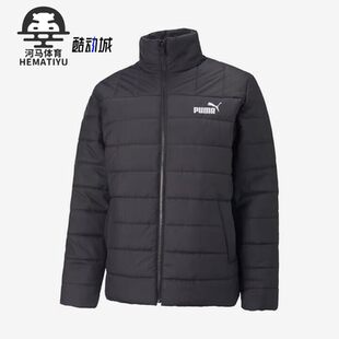 Puma/彪马新款冬季保暖短款男子运动棉服672412-01