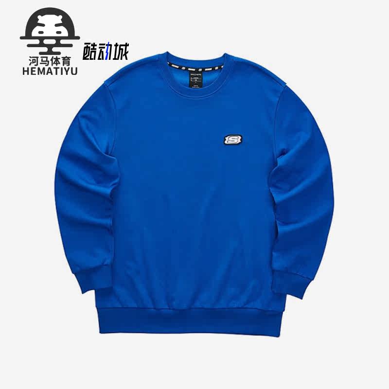 斯凯奇正品男子宽松运动卫衣