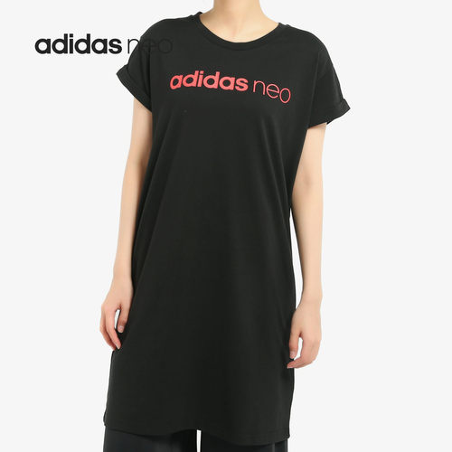 Adidas/阿迪达斯正品NEO休闲女子W CS DRESS短袖连衣裙DW8353