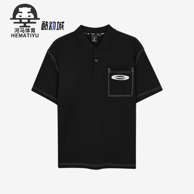 斯凯奇男士休闲透气短袖POLO衫