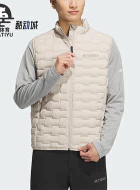 阿迪达斯正品男子羽绒马甲
