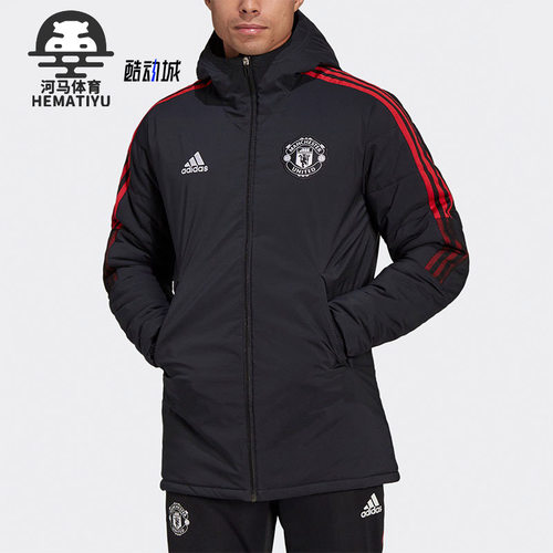 阿迪达斯男子足球运动棉服