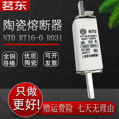 茗东熔断器NT0 RT16-0 R031 熔芯保险丝管16A32A40A50A63A80A100A