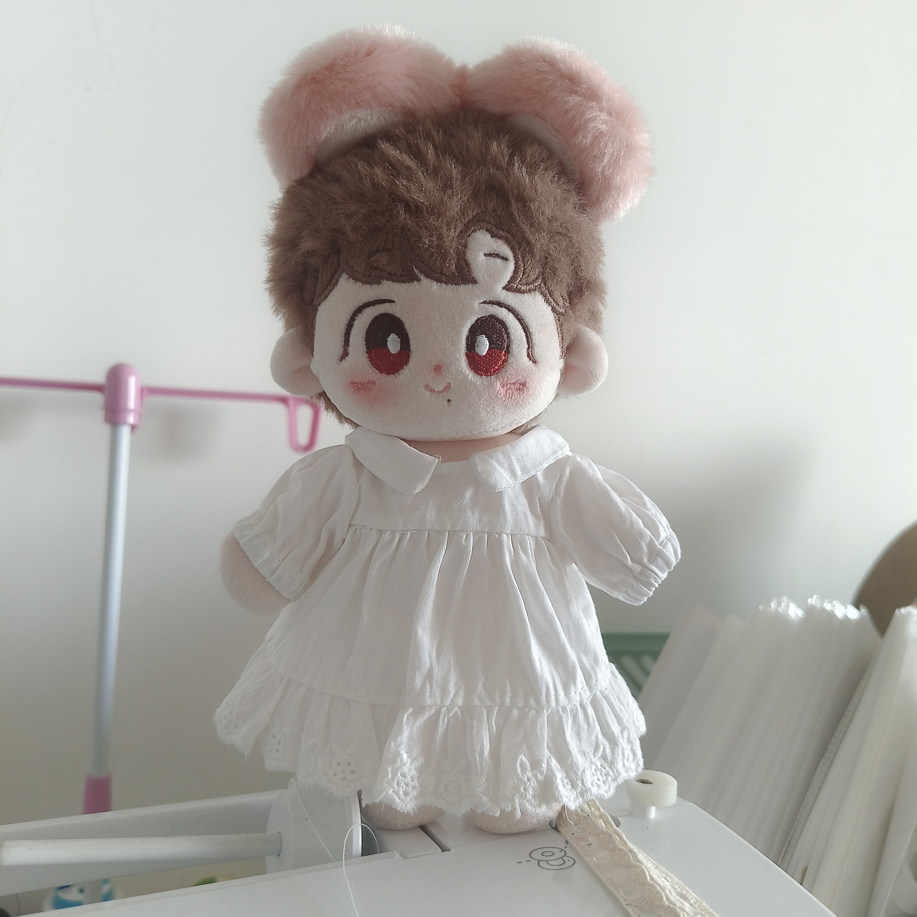 果果体棉花娃娃套装公仔娃衣换装衣服棉公主裙睡裙