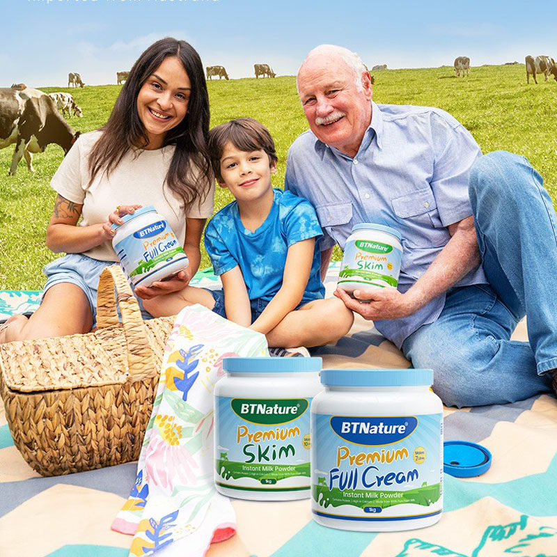 澳洲进口贝特恩高钙全脂奶粉脱脂