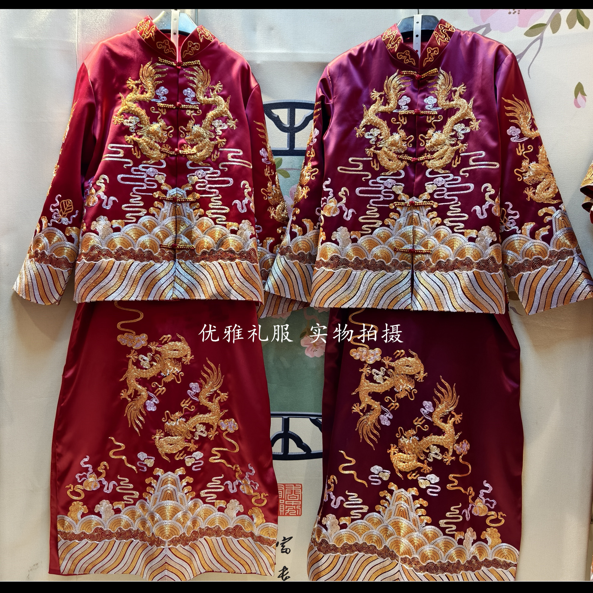 优雅礼服专业手绣定制出租图片