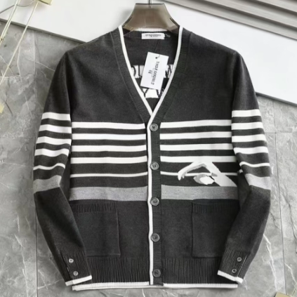 9807男士开衫毛衣