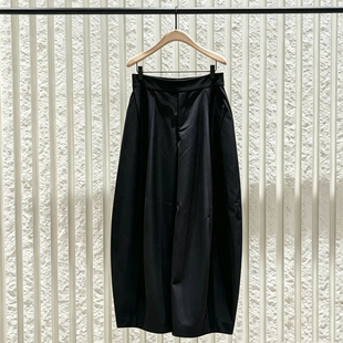 [C+系列]  2026秋新品羊毛混纺中腰阔腿西裤弯刀裤MBF3PAT028